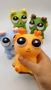 Burst eye dragon decompression toy pinch music squeeze weird vent creative stress reliever