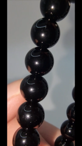 (SG Seller Ready Stocks) Natural Obsidian Stone Bracelet 10mm+