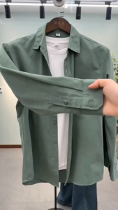 Kemeja Kasual Pria Lengan Panjang Polos Formal Slimfit Kerja / Kemeja Panjang Pria