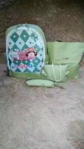 CALVIERO COLLECTION G3121 TAS BACKPACK 4 IN 1 SEKOLAH ANAK REMAJA IMPORT