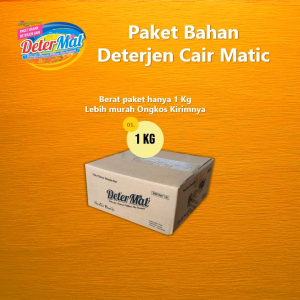 Determat Eco Bahan Sabun Deterjen Cair Cuci Pakaian Ekonomis Hasil Jadi 20 Liter