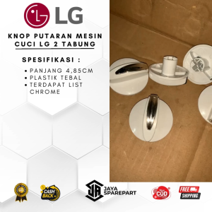 KNOP MESIN CUCI LG 2 TABUNG - TOMBOL MESIN CUCI LG - PEMUTAR TIMER MESIN CUCI LG - KNOP LG