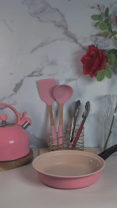 Panci Anti Lengket Asta Rosie Cookware Set 4 Pcs