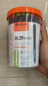 ปากกาลูกลื่น Quantum Geloplus X5 0.5มม.น้ำเงิน(50ด้าม) ควอนตั้ม (กระปุก) | เคแคมปัส เครื่องเขียน