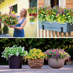 แพรเซี่ยงไฮ้ / คุณนายตื่นสาย ต้นไม้ประดิษฐ์ สวยงามเสมือนจริง(พร้อมส่งในไทย ถึงเร็วทันใจ)