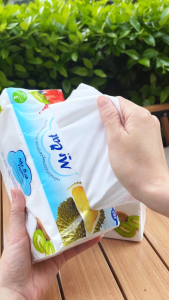 Mr Cut Tissue 3-Ply Premium Soft Facial Tissues 280 Sheets/Box - Carton of 4 Packs Multi-Use Hypoallergenic Wood Pulp From Bangkok