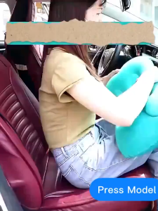 Travel Press Inflatable Pillow: A Multifunctional Foldable Pillow for Home, Work, Camping & Outdoor Use