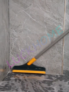 Sikat Sapu Lancip Pembersih Lantai 3 IN 1 Sikat Pembersih Kamar Mandi Praktis Multifungsi Gagang Toilet 3in1 V shape Multifungsi Pembersih Wc Lantai Kamar Mandi Gagang Panjang Sikat Dorong Lantai Dengan Wiper