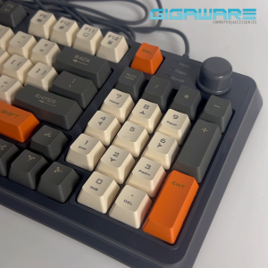 XUNFOX K82 Backlit 94 Key Mixed Ledlight Contrast Color USB Wired Membrane Gaming Keyboard