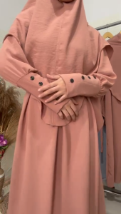 BAJU GAMIS SET AMORA KIMAR BAHAN CRINGKLE AIRFLOW TERBARU VIRAL WANITA KEKINIAN