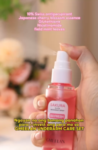 GMEELAN Sakura Gluta Deodorant Spray Brighten Up Underarm Antiperspirant Skincare