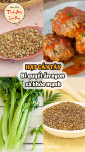 Hạt cần tây (Celery Seed) 100g gia vị nấu ăn pha nước uống tốt cho sức khỏe - Lãn Ông