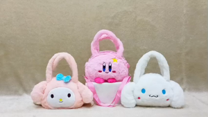 Tas Tenteng My Melody & Friend - Tas Tenteng Kepala Boneka My Melody & Friend
