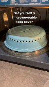 White Magic Microwave Food Cover