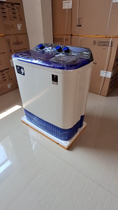 Mesin cuci 2 Tabung AQUA SANYO AQW 750 XT Hijab Series Airdry System Low watt 75 KG