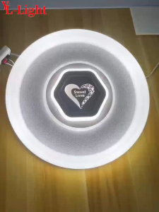 โคมไฟห้องนั่งเล่น 22 มิตตาลับโคมไฟเพดาน LED และตกแต่งห้องนอนที่ทันสมัย