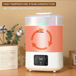 COCOBB 5-in-1 Sterilizer High Capacity Electric Steam Sterilizer Milk Bottle Heating Thermostat Automatic Power Off