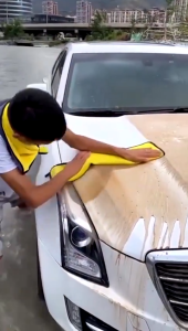 Kain Lap Microfiber Tebal Premium 500 GSM 30 X 30 cm Detailing Eksterior Body Mobil dan Motor Serbaguna