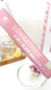 MAGEFY Maskara Hitam Tahan Air Tahan Lama Keriting Alami Riasan Bulu Mata Ekstensi Bulu Mata Alami Yang Tebal 8019