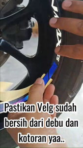 Stiker Velg Nmax 155: Bahan Nyala Reflektif & Aksesoris Motor Yamaha