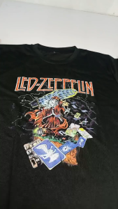 T-Shirt Merchandise Musik Band LED ZEPPELIN bahan 24s