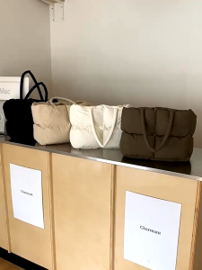 SG STOCK Soft Puffer Woman Shoulder Bag Puffy Bag Underarm Bag Poofy Bag 14 Inch Laptop Bag