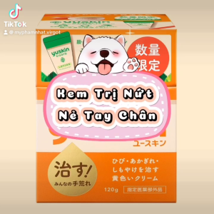 [Tặng Kèm Lotion Dưỡng Da] Kem Dưỡng Da Tay Chân Yuskin Nhật Bản Giảm Nứt Nẻ Chàm Da Vảy Nến 120g Nhật Bản - virgot.store