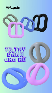 Tạ tay nữ /nam từ 1.25kg 2.5kg 4.5kg (1 quả) Lysin tập gym tập yoga thể dục tại nhà bọc cao su cao cấp khô thoáng
