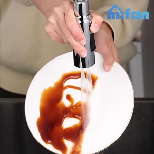 Đầu Vòi Rửa Bát Tăng Áp 3 Chế Độ Phun Mifan - Đầu nối đồng thau xoay 360 độ sục khí chống bắn nước bồn rửa chén