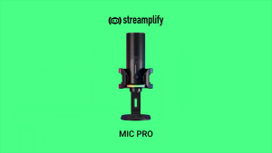 Streamplify MIC PRO High sampling rate of 192kHz/24bit Noise reduction function 10 RGB lighting Microphone