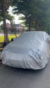 ผ้าคลุมรถยนต์ TOYOTA ALTIS 2014-18 ผ้าSILVER COATและHI PVCอย่างดีหนาพิเศษป้องกันแดดกันฝนสิ่งสกปรก