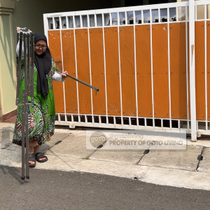 Goto Mula Tiang Jemuran Hanger Baju Pakaian Lipat Handuk Portable