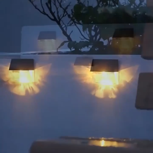 Vimite LED Solar Butterfly Wall Lights IP65 Outdoor Waterproof Warm And RGB Color Decorative Garden Lamp Deck Solar Wall Light For Fence Step Yard Patio