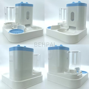 Pet Food Water Dispenser Automatic Feeeder Bowl For Dog Cat/Auto Bekas Makanan Minuman Kucing