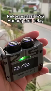 Tacao Headset Gaming S25 HiFi Sound Wireless Earphone Game LED Display
