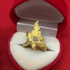 แหวนทองเหลืองลายพญานาค งานทองเหลืองแท้ งานดิบไม่ได้ชุบ ทองเหลืองโบราณ ใส่ได้ทุกโอกาส ใส่อาบน้ำได้ รุปถ่ายจากสินค้าจริง