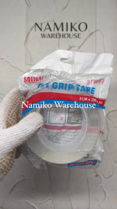 Isolasi Ivy Grip Double Tape Bolak Balik Transparan SOLIGEN 3 cm x 2 mm x 3 m