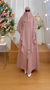 TERBARU! Set Dress/One Set Gamis Syari Kode FIRDA Bahan Ceruty Babydoll Premium By Ory AjeZas Collec