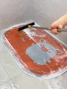 แปรงขัดพื้น3 in1แปรงขัดพื้นพร้อมที่ปาดน้ำ แปรงล้างพื้น การหมุน 120 องศา ขนแปรงแข็งแรง ขัดคราบสกปรกออกได้ดี มีให้เลือก 2 สี