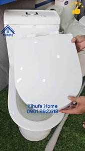 Nắp bồn cầu Đóng Êm thay thế cầu COSANI – LI07 LI08 TV21 nắp bàn cầu Trắng Chống Bám Bẩn N32CO
