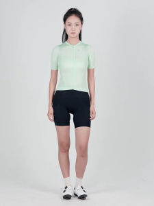 ROCKBROS TVI Women 15210007 Baju Kaos Jersey Sepeda Wanita Lengan Pendek Simple Grace MTB Bicycle Cycling Clothing Womens Short Sleeve Full Zipper Summer Road Breathable Bike Shirts Ciclismo Quick Dry Clothes