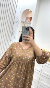 Daster Lengan 3/4 Terbaru Busui Resleting