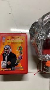 MẶT NẠ PHÒNG KHÓI THOÁT HIỂM KHẨN CẤP  MẶT NẠ THOÁT HIỂM PHÒNG CHÁY CHỮA CHÁY TLZ-30