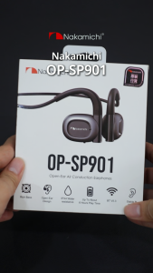 Nakamichi OP SP901 Open Ear Air Conduction IPX4 Sport Headset Bluetooth Anti Keringat