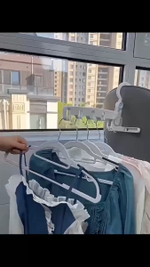 5Holes Compact Hanger Indoor Clothe Drying Rack/Closet Space Saver Hanger Travel Friendly Hanger