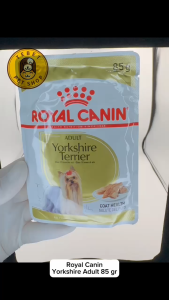 ROYAL CANIN ADULT YORKSHIRE TERRIER POUCH 85GR MAKANAN BASAH ANJING