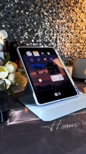 IPAD GEN 9 8 7 10.2 INCH / GEN 6 5 9.7 INCH / AIR 1 2 9.7 INCH CASING AUTO WAKE/SLEEP 360 ROTATING ACRYLIC CRYSTAL PROTECTIVE CASE