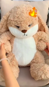 Gấu Bông Thỏ Mặt Quạo Giận Dữ Siêu Đáng Yêu Hottrend mới nhất