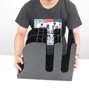 Rak Cup Holder & Condiment Akrilik Slim Series Double
