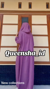 Kaftan Jumbo Zayeda Cringkle Airflow  Muslim Wanita Longdress